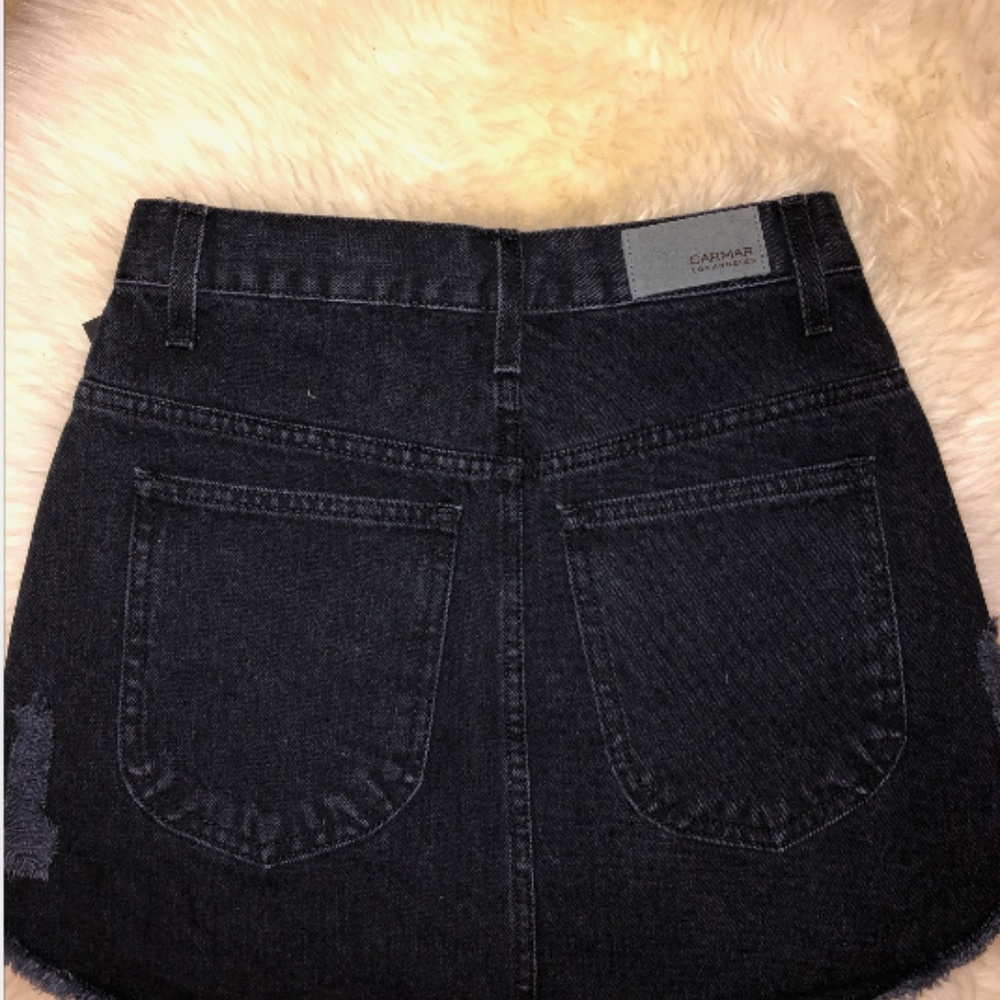 BlACK RHINESTONE STAR SKIRT - Picture 2 of 3